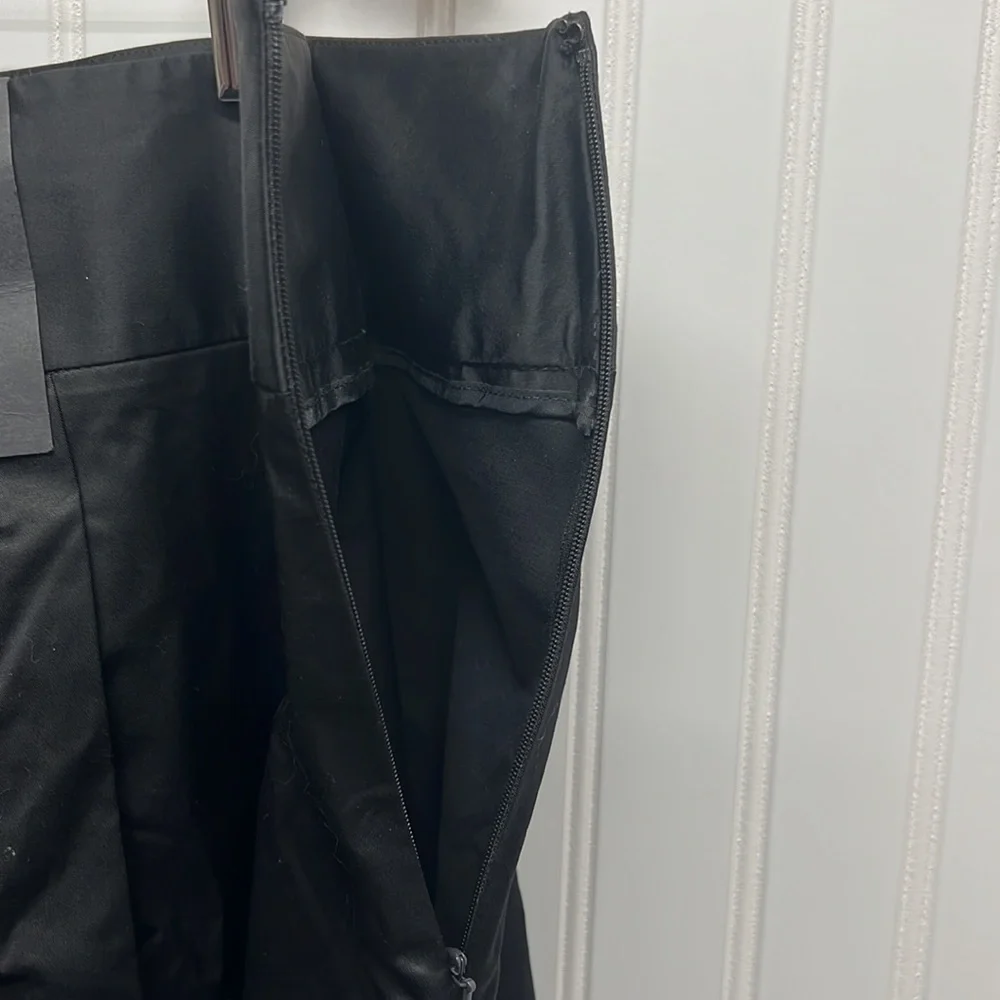 NWT Lane Bryant‎ Black A Line Mini Skirt Sz 26